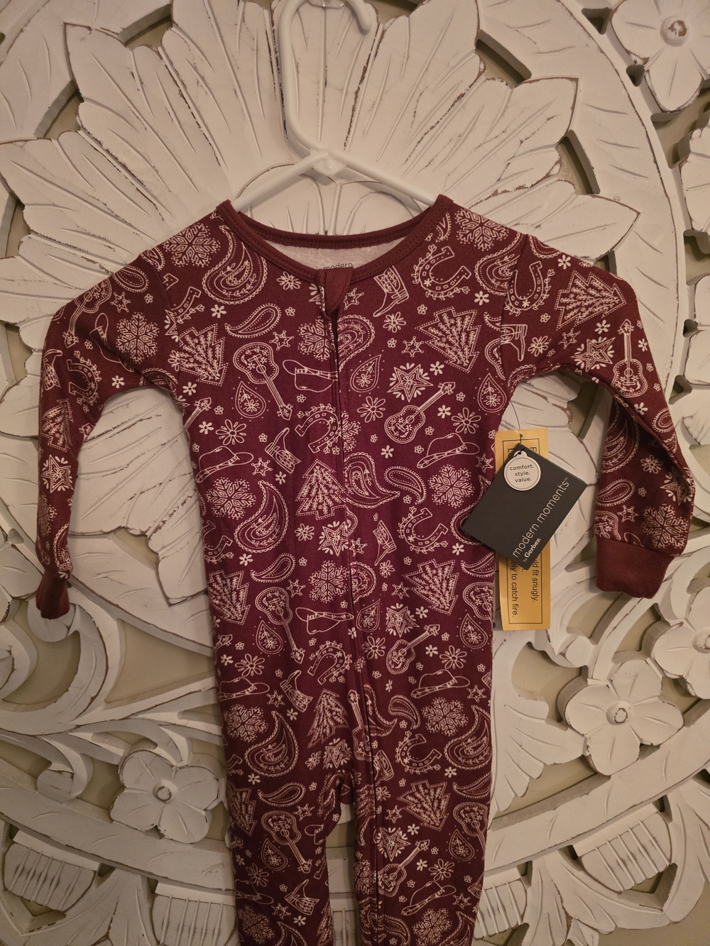 Modern Moments by Gerber Baby's Christmas One-Piece